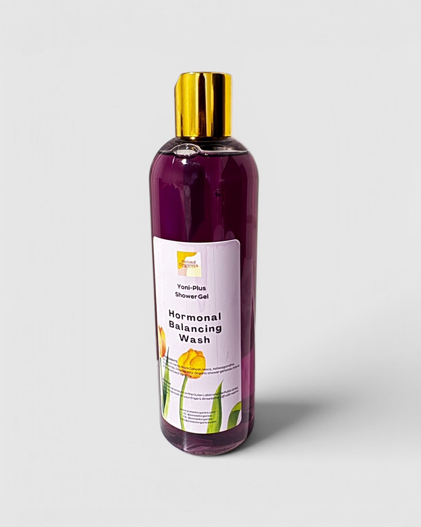 HORMONAL BALANCING BODY WASH /Yoni-plus Shower Gel. 12oz