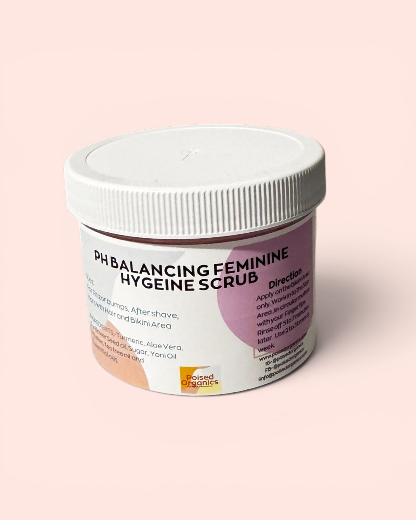 PH Balancing Feminine Hygiene Scrub. 12 oz