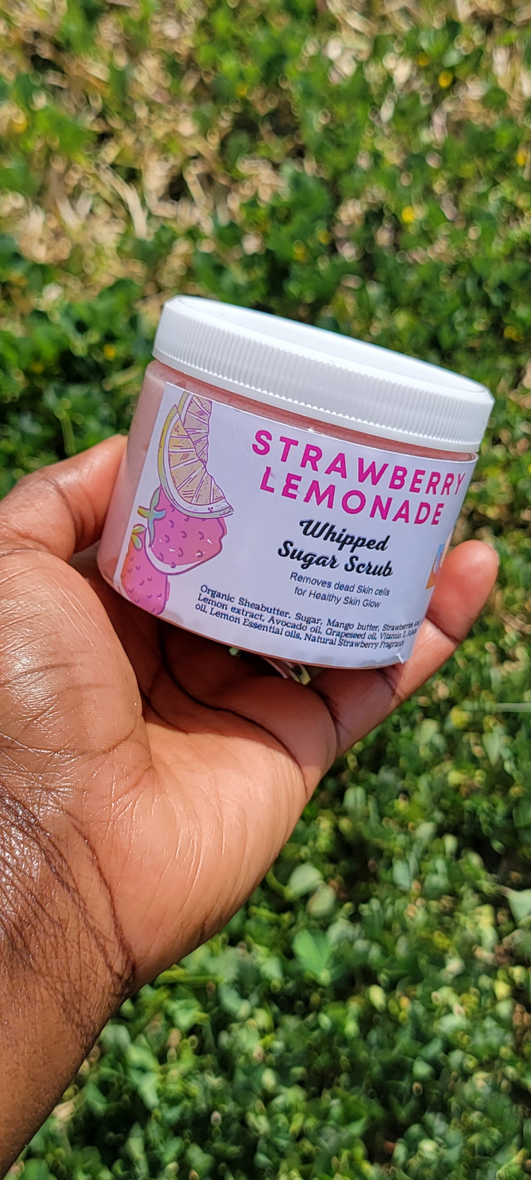 Strawberry Lemonade Exfoliating Scrub. 6 oz