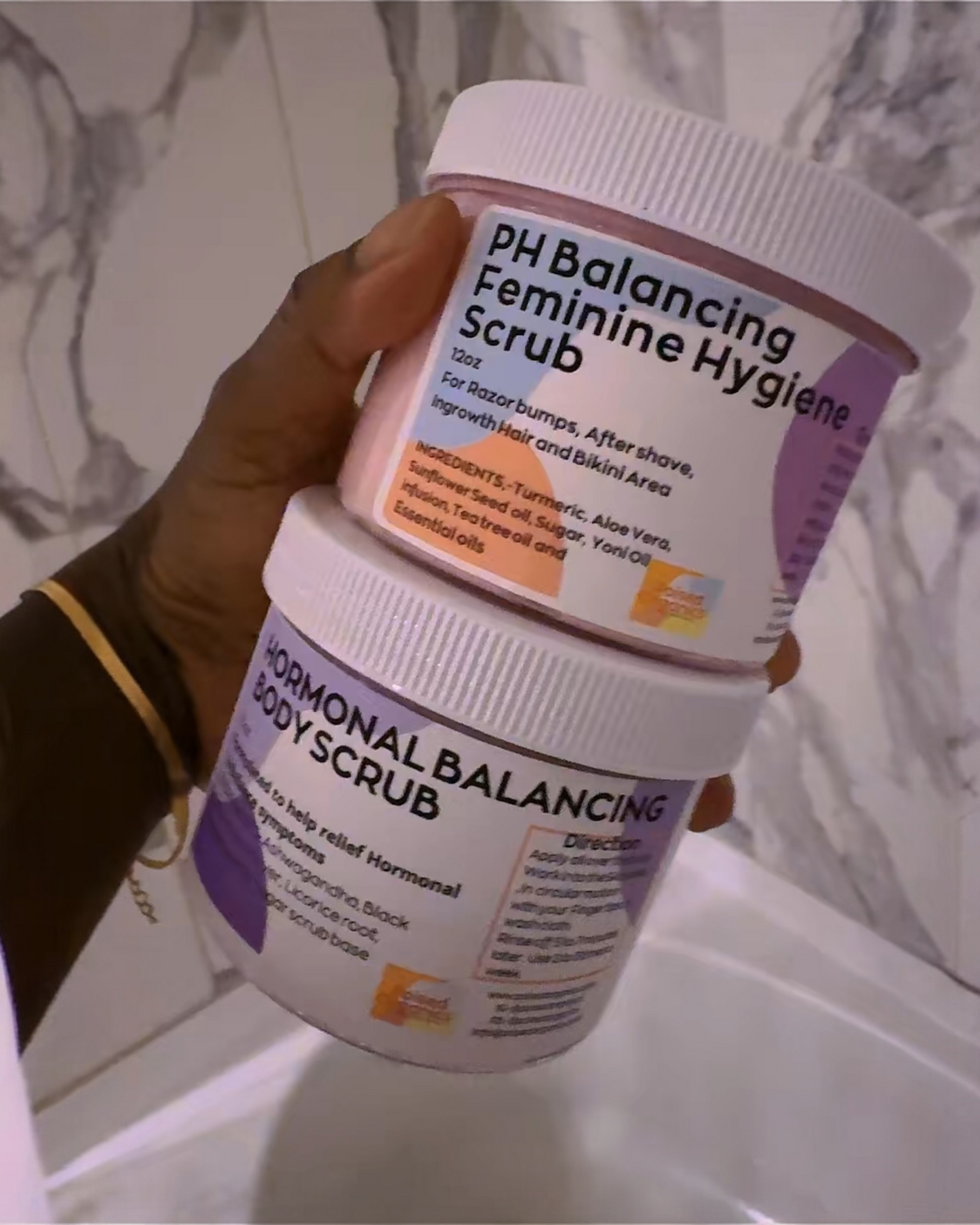 Hormonal Balancing Body Scrub. 12 oz