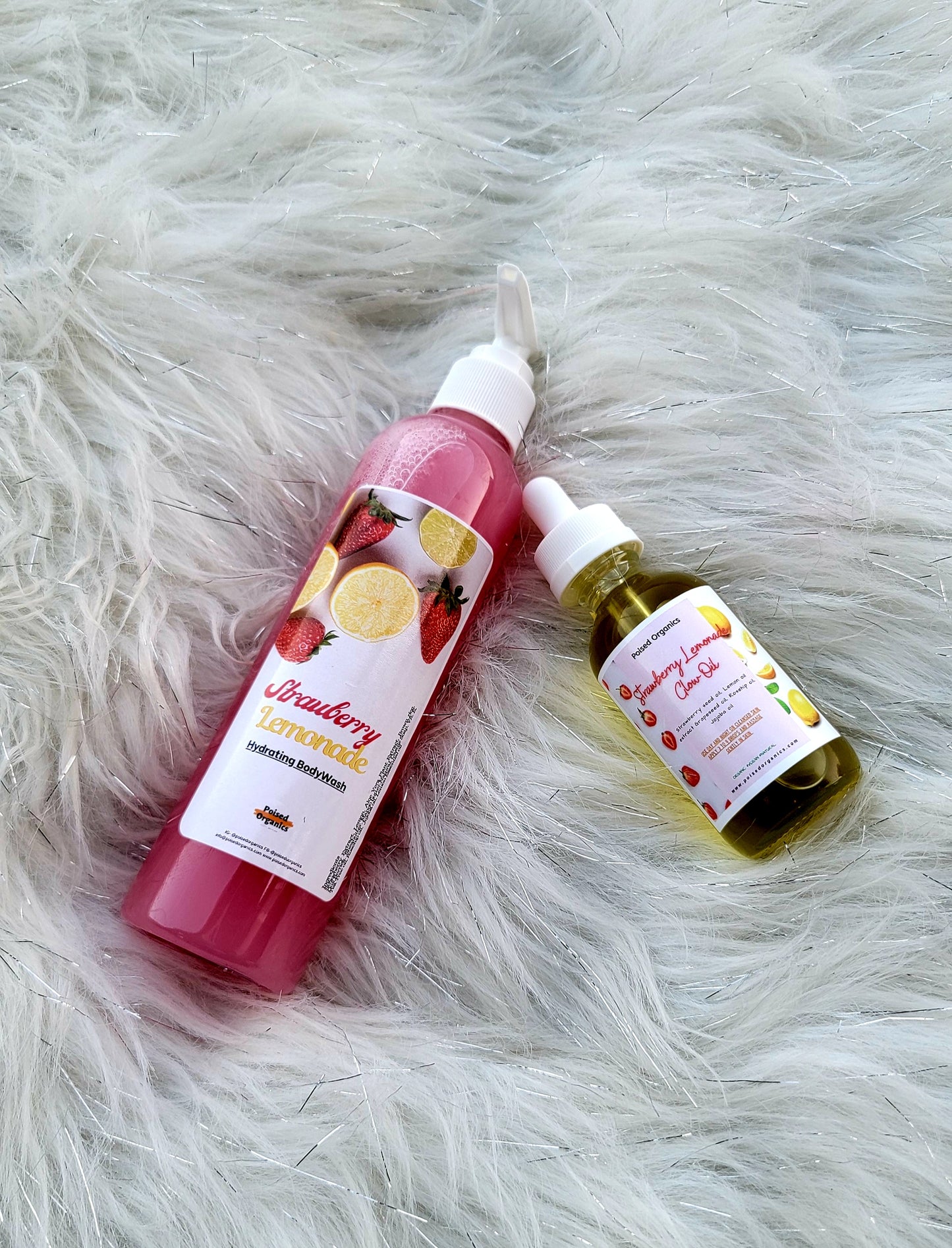 Strawberry Lemonade Hydrating Wash & Glow Oil Set