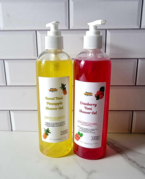 Sweet Yoni Pineapple shower Gel & Cranberry Yoni Shower Gel