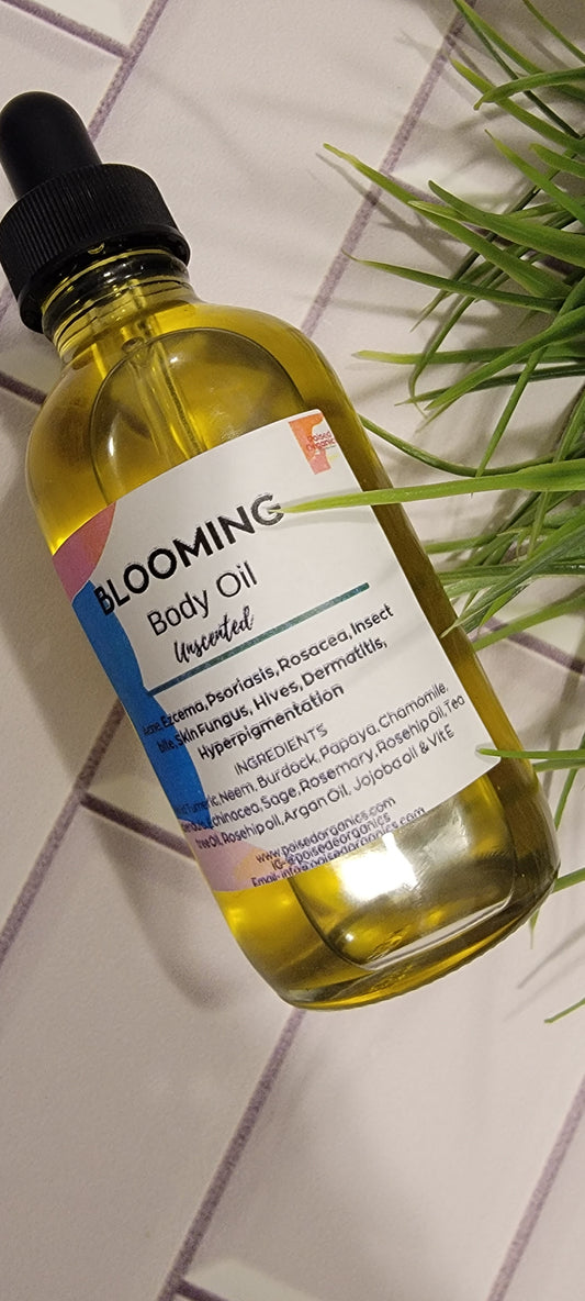 BLOOMING BODY OIL.